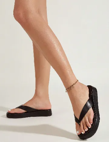 Slapi SHEIN, negru