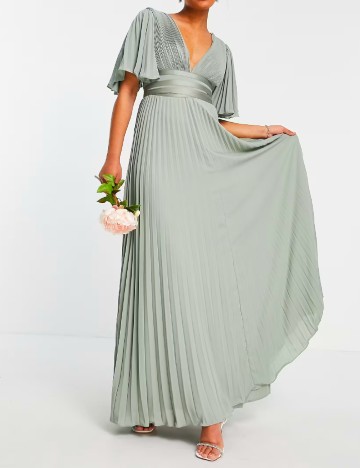 Rochie lunga ASOS, verde