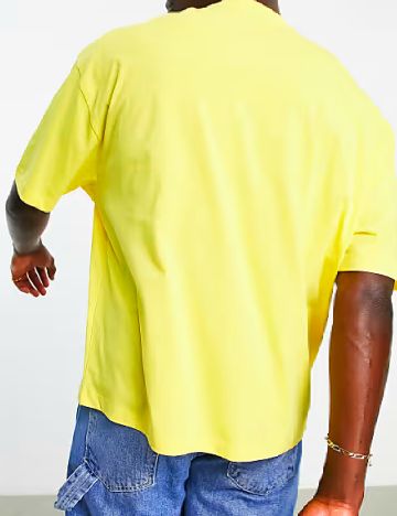Tricou Oversize ASOS, galben