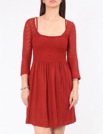 Rochie scurta Bershka, rosu