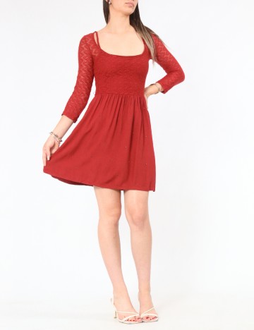 Rochie scurta Bershka, rosu
