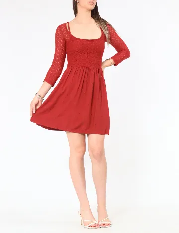 Rochie scurta Bershka, rosu