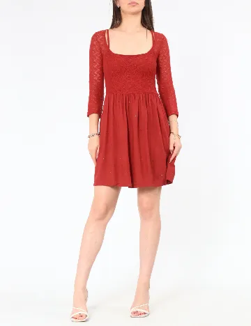 Rochie scurta Bershka, rosu