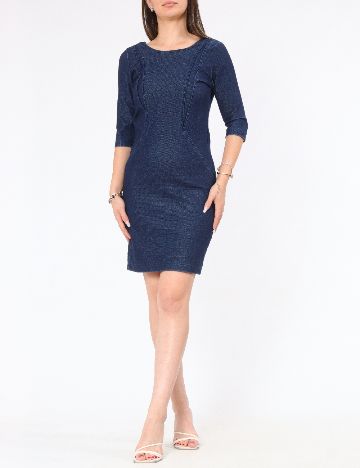 Rochie scurta Bershka, albastru