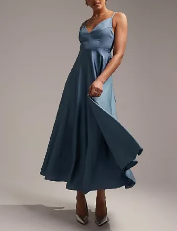 Rochie lunga ASOS, albastru