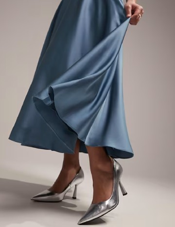 Rochie lunga ASOS, albastru