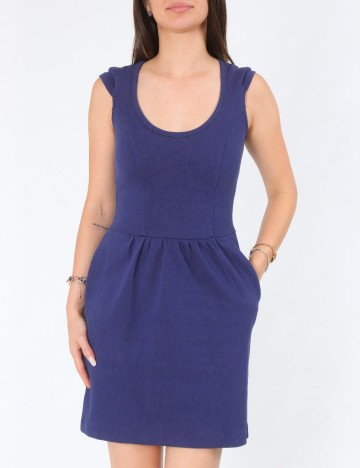 Rochie scurta Bershka, albastru