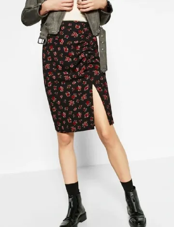 Fusta Zara, floral print