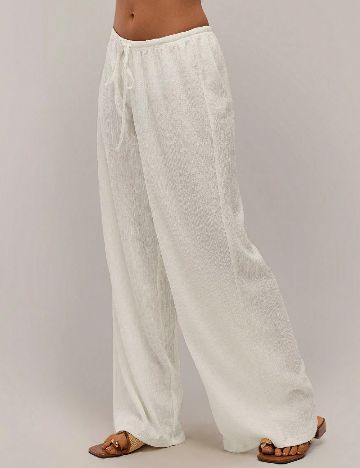 Pantaloni Forever 21, ecru