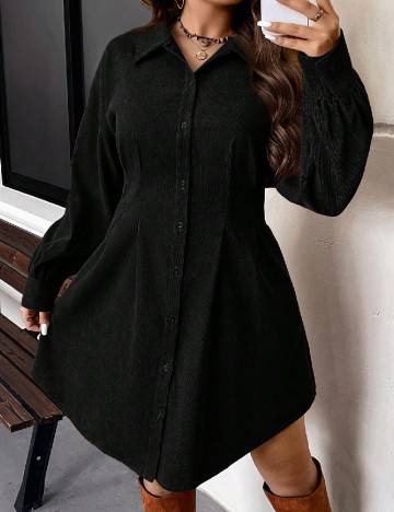 Rochie scurta SHEIN CURVE, negru