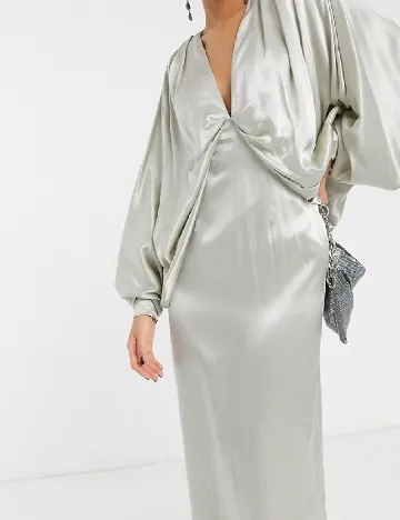 Rochie medie ASOS, gri