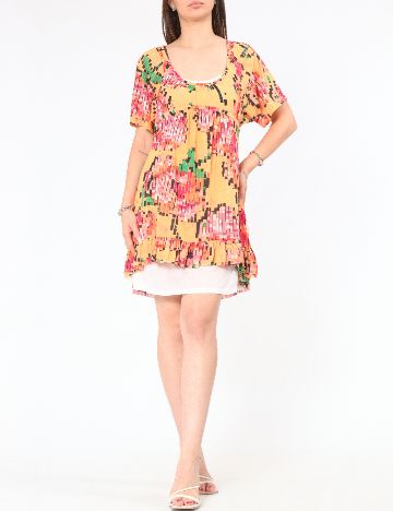 Rochie scurta Zara, mix culori