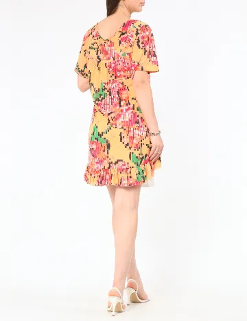 Rochie scurta Zara, mix culori