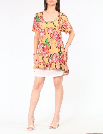 Rochie scurta Zara, mix culori
