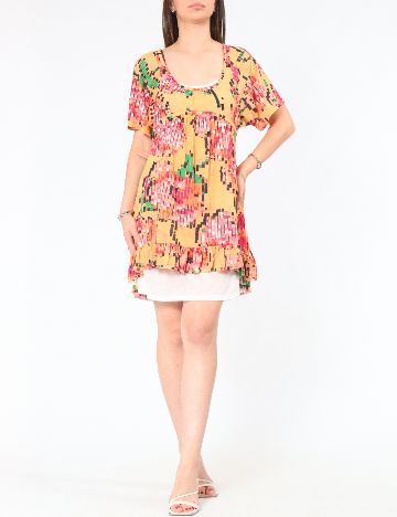 Rochie scurta Zara, mix culori