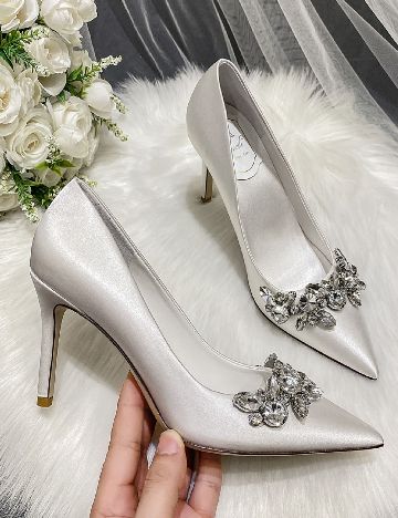 Pantofi SHEIN, alb