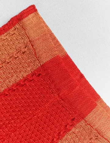 Pantaloni scurti Zara, portocaliu/rosu