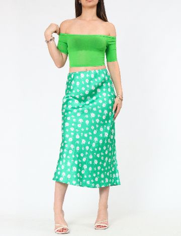 Top Zara, verde