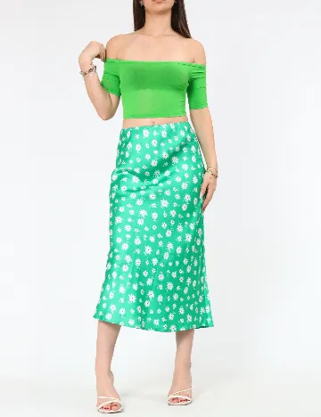 Top Zara, verde