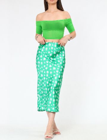 Top Zara, verde