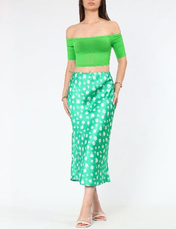 Top Zara, verde