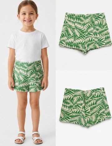 Pantaloni scurti Zara, verde