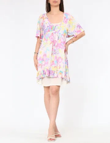 Rochie scurta Zara, mix culori