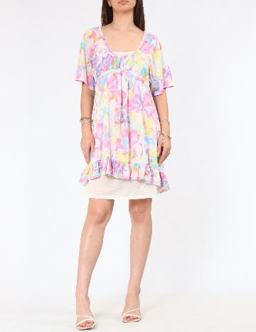Rochie scurta Zara, mix culori