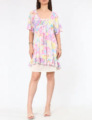 Rochie scurta Zara, mix culori