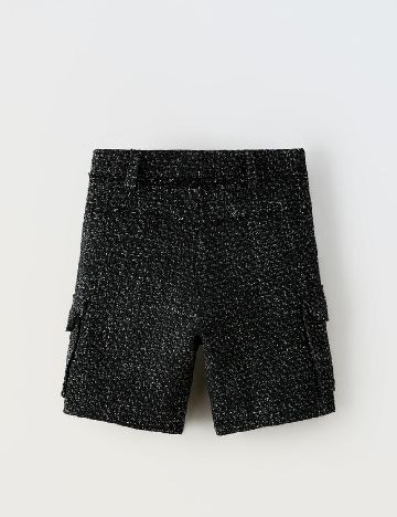 Pantaloni scurti Zara, negru