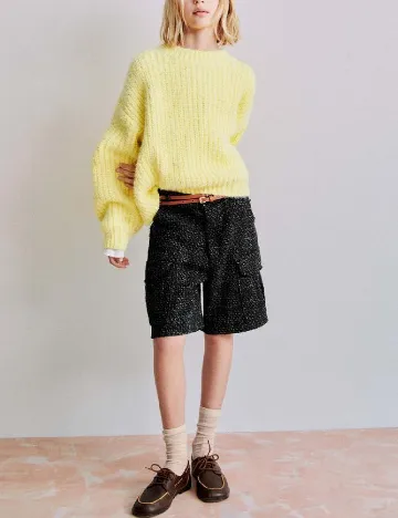 Pantaloni scurti Zara, negru