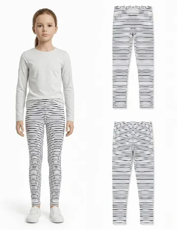 Colanti Zara, alb/albastru