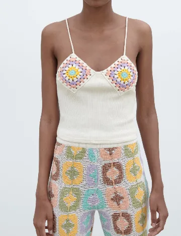 Top Zara, crem
