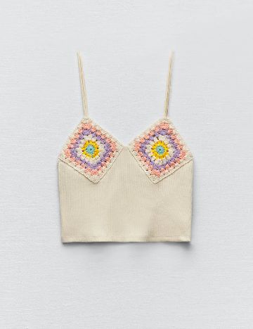 Top Zara, crem