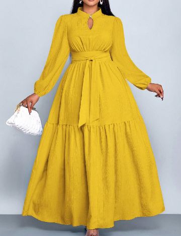 Rochie lunga SHEIN CURVE, galben