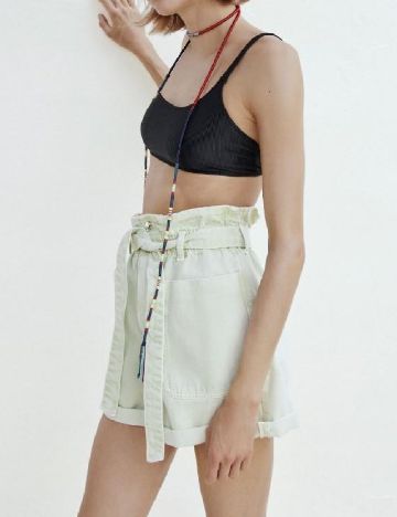 Pantaloni scurti Zara, verde