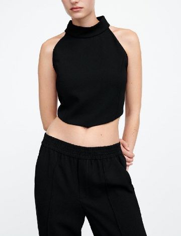 Top Zara, negru