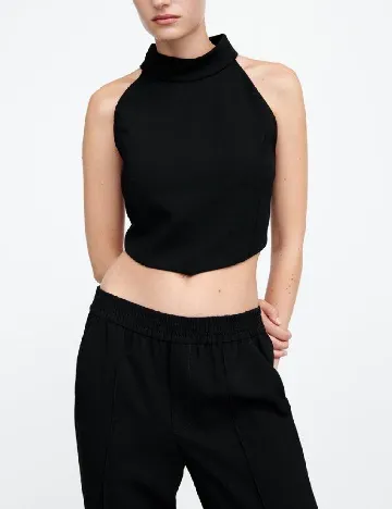 Top Zara, negru