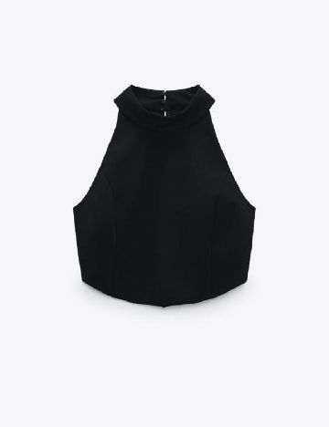 Top Zara, negru