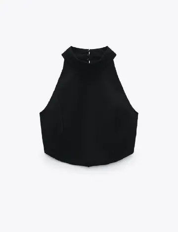 Top Zara, negru