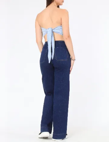 Top Zara, albastru