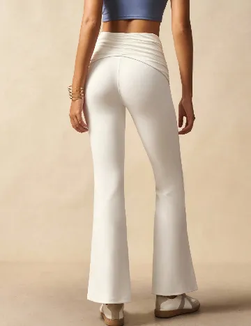 Pantaloni SHEIN, alb