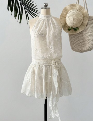 Rochie scurta SHEIN, alb