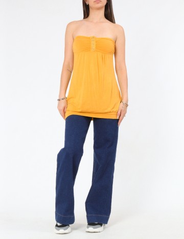 Top Bershka, galben