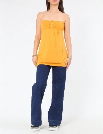 Top Bershka, galben