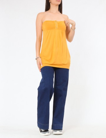 Top Bershka, galben