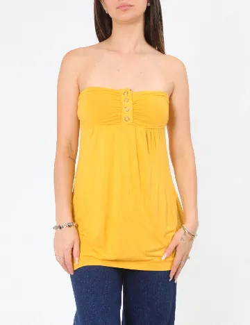 Top Bershka, galben