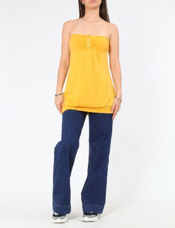 Top Bershka, galben