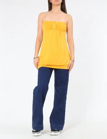 Top Bershka, galben