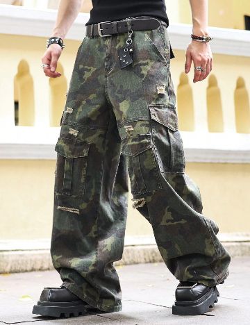 Pantaloni Romwe, army